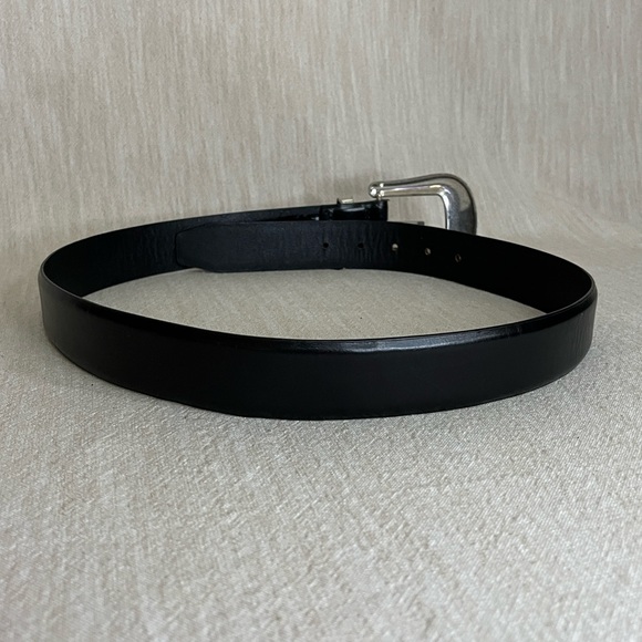 Zara Black Leather Belt Size 85 - Picture 6 of 14